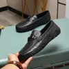 2023 Top Men Shoe Summer Men äkta läder loafers skor brogue platt andas lyxiga mäns sneakers mockasins designer storlek 38-45 1.23 02