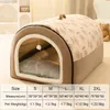 Big Dog Kennel Warm Winter Dog House Mat Detachable Washable Dogs Bed Nest Deep Sleep Tent for Medium Large Dogs House Supplies 240123