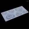 ベーキング型フラワーハートケーキデコレーションツールDIY 3D星形状シリコン型カップケーキチョコレート型マフィンパンステンシル