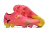 PM Soccer Shoes Future 7 Teaser Ultimate FG Phenomenal Pack Black White Pink Football Cleats Teaser Ultimate Club Navy Loveable FTR Boots