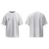 Magliette da uomo Etichetta di moda di strada design di nicchia gioielli in argento nero maniche corte unisex versatile classica tinta unita tendenza T-shirt