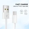 Câble de données USB-A vers Type C haute vitesse, câble de Charge de 1M/3 pieds pour Samsung S6 S7 avec sac OPP, offre spéciale