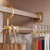 Hangers 6 In 1 Pants Racks Foldable Multifunction Drying Rack For Socks Skirts Underwear Wardrobe Space Saver Trousers Storage