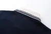メンズプラスティーポロスTシャツの丸い首の刺繍と印刷されたポーラースタイルのサマーウェアストリートピュアコットンFY738