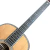 Guitare acoustique classique modèle OO42, table en cèdre massif, véritable guitare acoustique en abalone