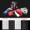 Guanti da kick boxing per uomo donna PU Karate Muay Thai Guantes De Boxeo Free Fight MMA Sanda Training Adulti Attrezzatura per bambini 240125