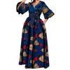 Vêtements ethniques en vente africaine imprimer maxi robes Dashiki col en V robe de soirée robes plus taille 7XL vêtements pour femmes