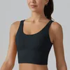 Roupa de yoga LANTECH Sports Bra Push Up Exercício Acolchoado Sportswear Treinamento Mulheres Levantando Roupas Fitness Gym Workout