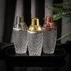 Kit shaker per cocktail in vetro Set per cocktail mocktail Martini da 13 once con filtro con coperchio in acciaio metallico a tenuta stagna per uso domestico 3 colori 240127