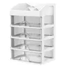 Desktop Storage Box Drawer Hair Decoration Multilayer Cabinet Cosmetics Jewelry Stationery Multifunktionell 240125