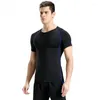 Yoga Outfit PRO Vêtements serrés Été High Spring Séchage rapide Fitness Wear Sweat Running Basketball Training Sports T-shirt