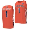 University Basketball 1 Aden Holloway Jersey Auburn Tigers College 12 Jones 0 kd Johnson 10 Chad Baker-Mazara 2 Jaylin Williams 4 Johni Broome White Orange