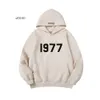 1977 EssentialShoodie Tracksuit ess z kapturem bluzy bluzy essentialsweatshirts Ustaw najwyższej jakości męskie damskie liste