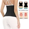 Shapers Femmes Taille Entraîneur Latex Corps Shaper Ventre Mince Pour Femmes 9 Bounes En Acier Modélisation Sangle Ferme Cincher Corset Perte De Poids