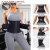 Misthin Women Ice Silk Shapewear Control Body Shaper Podwójny pasek Talia Bandaż Cincher Bandag Duż