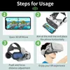 3D Viar Phone Virtual Reality VR Bluetooth Glasögon Hjälm Headset Smart Devices -linser Goggles For Smartphones Cell Controllers 240124