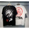 Hellstar T Shirts 남자 티셔츠 여자 티셔츠 힙합 스트리트 의류 트렌디 인쇄 짧은 슬리브 디자이너 티 느슨한 피팅 커플 티셔츠 낙서 재미있는 티셔츠 9620