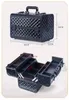 Women Makeup Case with Plastic Adjustable Divider Travel Makeup Suitcase Women Cosmetic Train Case Cosmetic Bag Women Makeup Bag 240122