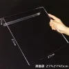 Leveranser transparent akryl teckningsbordstöd bokhylla stativ hållare skrivbord akvarellolja staffli för målning konstmaterial