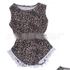 Strampler Neue Neugeborene Kleidung Baby Strampler Mädchen Overalls Bohnen Mode Gold Polka Dots Floral Leopard Gedruckt Kleinkind Kleidung Onesie Dhhjb