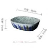 Rubinetti per lavandino del bagno Lavabo da tavolo dipinto a mano Lavabo in ceramica Lavaggio interpiattaforma per uso domestico Balcone