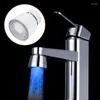 Bath Accessory Set LXAF 3 Color LED Light Sink Water Tap Flow Restrictor Temperature Saving