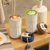 Wasserflaschen 450 ml Tee Leckdosen Getränke Temperaturanzeige Wärme Kaffeetasse Vakuum isoliert unterwegs mit Deckel Edelstahl Kälte