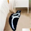 Moquette Tappetino Facile da pulire Tappetino Assorbimento d'acqua Figura horror Tappeto Letto Decorazione frontale Prevenire la caduta 230406 Consegna a domicilio Ga Dhezx