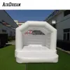 En gros de haute qualité blanc bleu rouge videur de mariage gonflable saut château tente maison gonflable pour les adultes décoration pour enfants