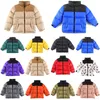 Kids Cotton Clothing Thickened Down coats Girls Jacket Baby Children Winter Warm Coat Zipper Hooded Costume Boys Outwear size 100-170