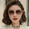 LIOUMO Elegant Square Sunglasses Women Polarized Fashion Diamond Glasses Lady AntiGlare Gradient Lens UV400 gafas de sol mujer 240124