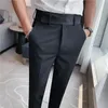 Men's Suits 2024 Wedding Dress Pants For Men Business Suit Pant Casual Slim Formal Pantalon Costume Trousers Plus Size 29-36