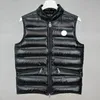 Designer Mens Hooded Down Vests Jackets Flocking Badge Jacket Vest Outerwear