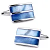 Liens Hawson Men's Cuffers Links Avocat Bijoux avec Mother Pearl Cuff Links for Men Dress Bijoux Shirt bout de manchette pour hommes Butt Butt Butt