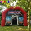 wholesale 5m/6m Customized concession stand tent inflatable candy floss ticket changing booth ice cream popcorn cold drink sell room balloon with blower on sale