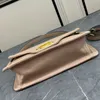 10A Tasarımcı Omuz Under Equil Bag Retro Pirinç Metal Harfler Ayarlanabilir Çıkarılabilir Kumaş Deri Omuz Kayışı Messenger Torbalar Yumuşak Tahıl Buzağı Deri Çanta