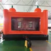 Activités de plein air de bateau libre 4x4 m (13.2x13.2ft) avec ventilateur géant Halloween gonflable maison de rebond Air château gonflable à vendre