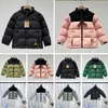 2024 Kinder Designer Jungen Mädchen Lange Tarnung Kapuze Daunenmantel Winter Kinder Wattierte Jacken Baby Jungen Mädchen Lässige Oberbekleidung Jacke Kleidungsgröße 100-170