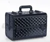 Women Makeup Case with Plastic Adjustable Divider Travel Makeup Suitcase Women Cosmetic Train Case Cosmetic Bag Women Makeup Bag 240122