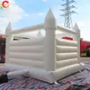 ACTION!! Activités de plein air commercial blanc maison de rebond de mariage fête d'anniversaire gonflable Jumper château gonflable à vendre 4.5x4.5 m (15x15ft) avec ventilateur