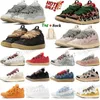 Designer di alta qualità Curb Sneakers Uomo Donna Stringate Scarpe casual straordinaria piattaforma in pelle di vitello nappa goffrata Suola in gomma Scarpe di lusso