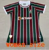 2023 24 Женский комплект Fluminense Футбольные майки GUGA G. CANO NINO KENO GANSO ANDRE JOHN KENNEDY Home Away 3rd женский костюм Футболки