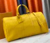 Designer reistas Keep tote all Ban dou liere 50 heren dames Duffelbagage handtas Buitensporten topkwaliteit Schouder crossbody tassen Letter reliëf bakken