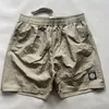 Stones Islands Shorts Compass Stickerei Designer Herren Metal Nylon Shorts Mode Hight Street Shorts Stones Inseln Schnelle Trocknen Badebekleidung Man Stone Hosen B3F4