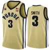 Purdue Boilermakers Basketbol Koleji 5 Myles Colvin Jersey Üniversitesi 2 Fletcher Loyer 23 Camden Heide 15 Zach Edey 3 Braden Smith 55 Lance Jones Mans Gençlik Kadını