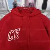 Designer hoodie vermelho suéter mulheres suéteres malha jumper nova carta impressão manga longa com capuz cordão moda malha top solto conforto primavera outono mulheres hoodies