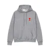 Designer hoodie kvinnor män märke pullover lös kofta broderi mönster hjärtstativ krage halv blixtlås hoodies case bekväm mode hoody