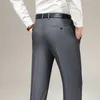 Costumes pour hommes Jeans coton ample droit affaires décontracté pantalon classique homme vêtements pantalon mode confort haute qualité costume