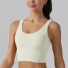 Roupa de yoga LANTECH Sports Bra Push Up Exercício Acolchoado Sportswear Treinamento Mulheres Levantando Roupas Fitness Gym Workout