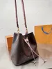 Designer Neo Bag Noe DrawString Bucket Bag Women Axelväska Blomma plånbok lyxhandväska varumärke bokstav hög kvalitet handväska crossbodys väska